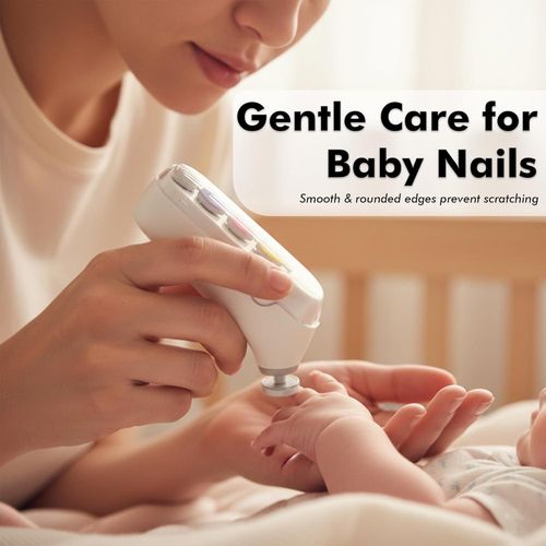 product_image_name-Generic-مبرد أظافر كهربائي للأطفال والرضع - طقم العناية بالأظافر 6 في 1 مع إضاءة LED - آمن وهادئ جداً-8