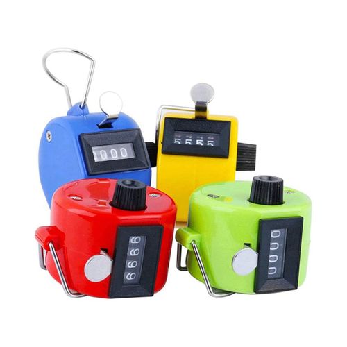 Value Hand Tally Counter 4 digit Mechanical Palm Clicker Handheld Number  Counter