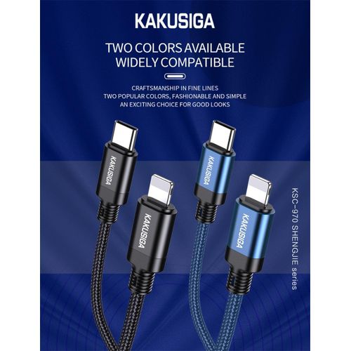 product_image_name-Kakusiga-كابل شاحن 1 متر   Type-C to Lightning PD27W  -4