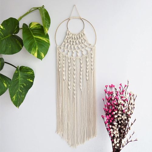 Generic Dream Catcher With Macrame Design With Gold Ring Best Price Online Jumia Egypt