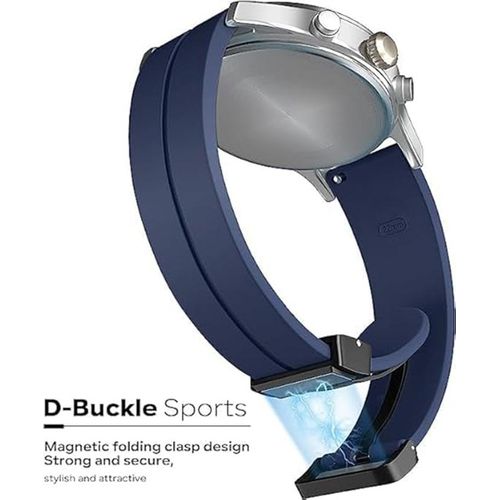 product_image_name-Generic-22mm Silicone Strap Magnetic Folding Buckle For Huawei Watch 3 / Huawei Watch 3 Pro / Huawei Watch3 / Huawei Watch3 Pro-3