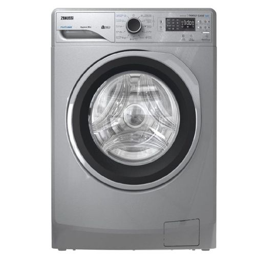 اشتري Zanussi Front Load Automatic Washing Machine, 7 KG Digital 1200RPM Silver ZWF7240SS5 في مصر