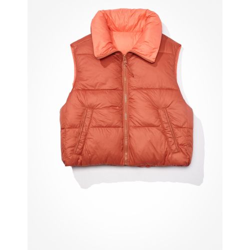 AE Cropped Puffer Vest