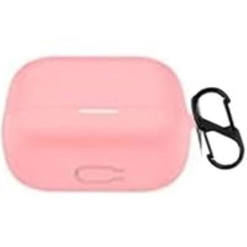 product_image_name-Generic-جراب حماية سيليكون متوافق مع سماعات انكر ساوند كور K20i محمول مع سلسلة مفاتيح وردى-1