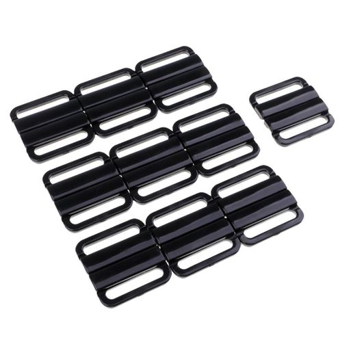 Generic 10 Sets Plastic Bra Buckle Clips Back Strap Holder Adjust