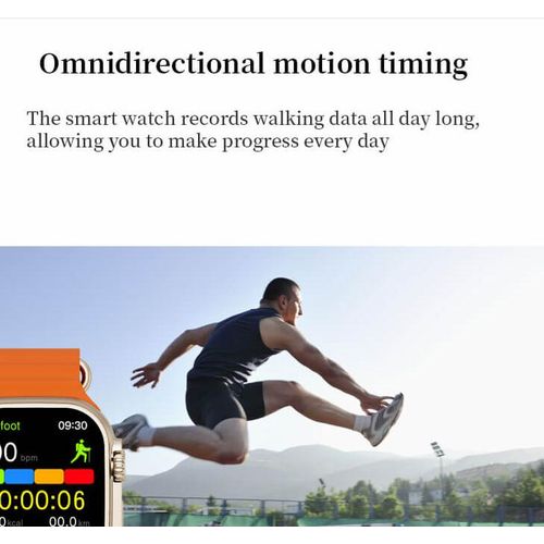 product_image_name-W&O-X9 Ultra Smartwatch - Super AMOLED Screen - (49mm/2.02inch) Full Screen - WearFit Pro - 2 Straps Silicone & Fabric - Compass - ChatGPT ( Black)-5