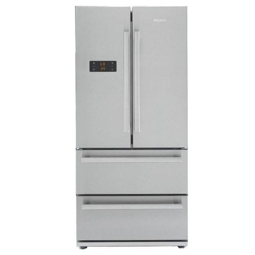 Beko ثلاجة نوفروست رقمية - 4 أبواب - 605 لتر - فضي