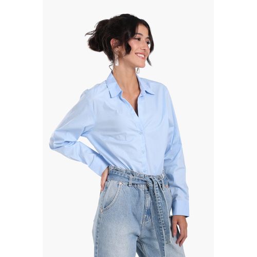 product_image_name-Clue-قميص بوبلين بفتحة عنق على شكل حرف V من كليو-6