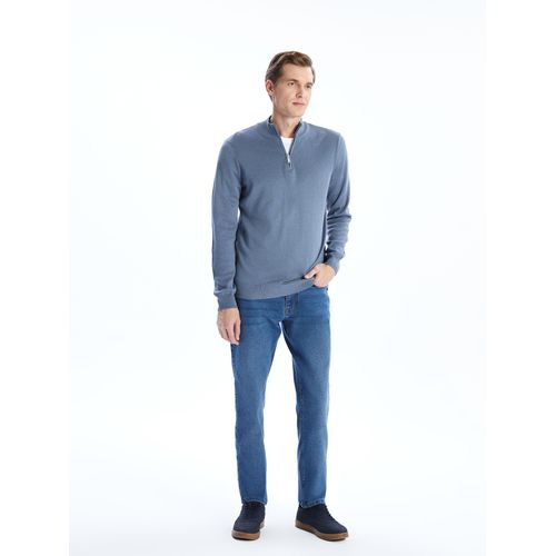 product_image_name-LC Waikiki-Funnel Neck Long Sleeve Men's Knitwear Sweater-2