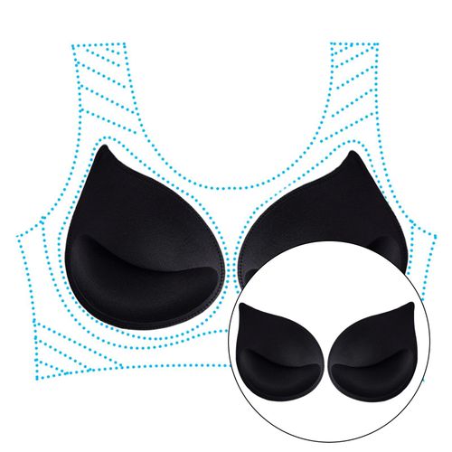 Cheap 1 Pair Bra Inserts Pads Womens Push Up Breast Enhancer for Bikini Top  Wedding Dresses