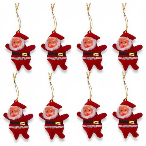 product_image_name-Generic-ديكور سانتا صغير أحمر – مجموعة 6 قطع لتزيين الشجرة وإضفاء لمسة احتفالية مرحة-1