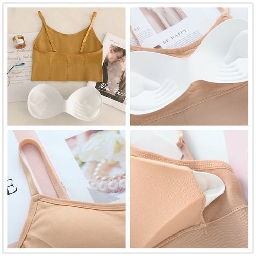 Fashion Women Sexy Bras Underwear Vest Girl Sports Tops Chest Pad @ Best  Price Online