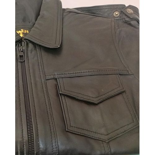 product_image_name-Generic-سترة جلدية أصلية - أسود-3