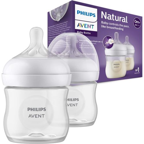 Philips Avent Natural Response Baby Bottles – 2 Pack, 0m+,125ml @ Best  Price Online