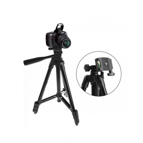 product_image_name-Generic-3120 Camera/Mobile Phone Tripod - Black-2