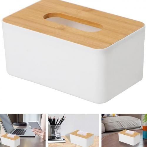 product_image_name-Generic-صندوق مناديل متعدد الاستخدامات مع غطاء خشبي للحمام-6