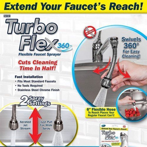 Buy Turbo Flex 360 Flexible Faucet Sprayer in Egypt