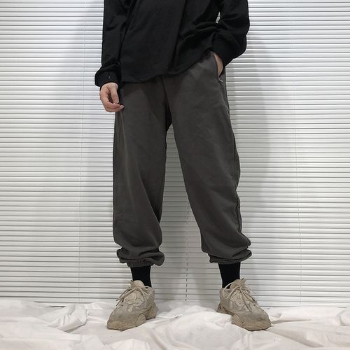 Generic (light Grey)S-XXL Solid Color Pants Men And Women