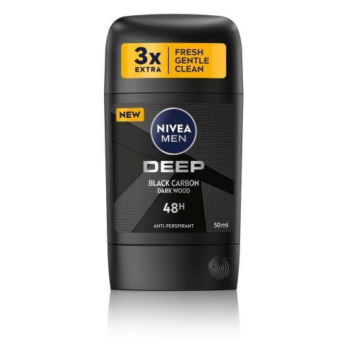 اشتري NIVEA DEEP Dry & Clean Feel Antibacterial Antiperspirant Stick For Men - 50ml في مصر