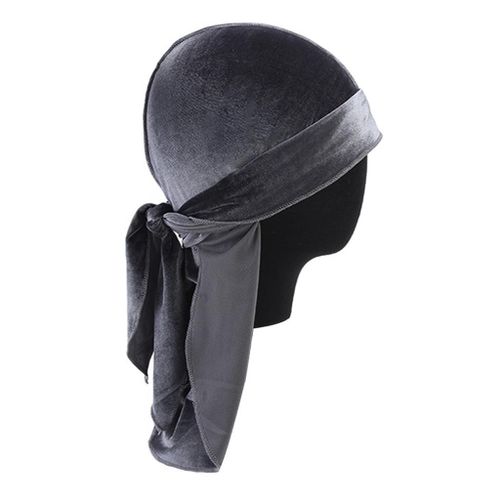 Velvet Durags For Men Long Tail Doo Rag Velvet Men Du Rag Bandana