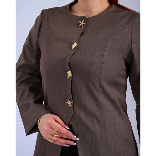 product_image_name-General-Brown Elegant Women’s Blazer-3