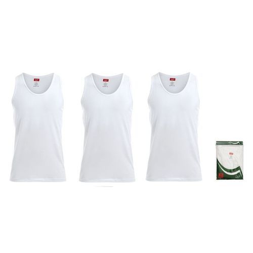 Buy Jil Bundle Of 3 Pcs Cotton Men's Sleeveless Undershirt - White in Egypt