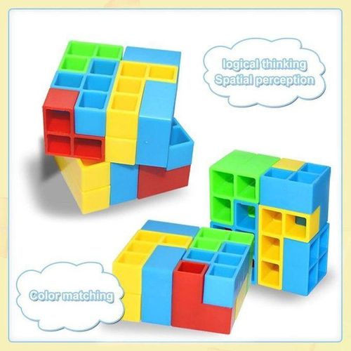product_image_name-Generic-Tower Balance Game, Decompression Balance Building Blocks, Balance Toy Tower Game for Children Adults Party-6