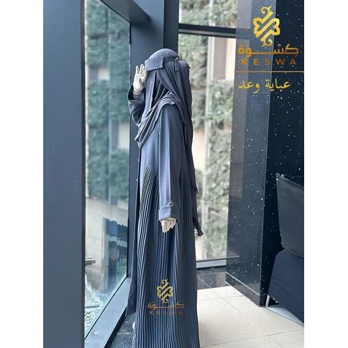 product_image_name-KESWA-طقم فرنسي يتكون من فستان - عباءة فرنسية ملكية مع حجاب كبير فرنسي ونقاب وشريط.-5