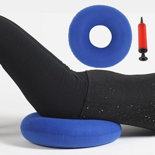 Blue Donut Seat Foam Cushion Pillow Helps Ease Tailbone Pain, Hemorrho