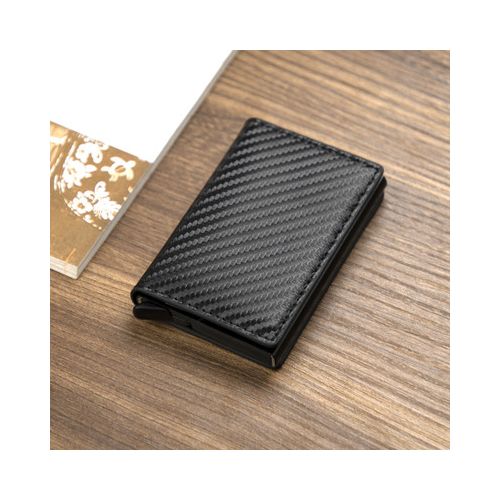 Fashion (Carbon Fiber 01)Men Smart Wallets Rfid Anti-magnetic Card