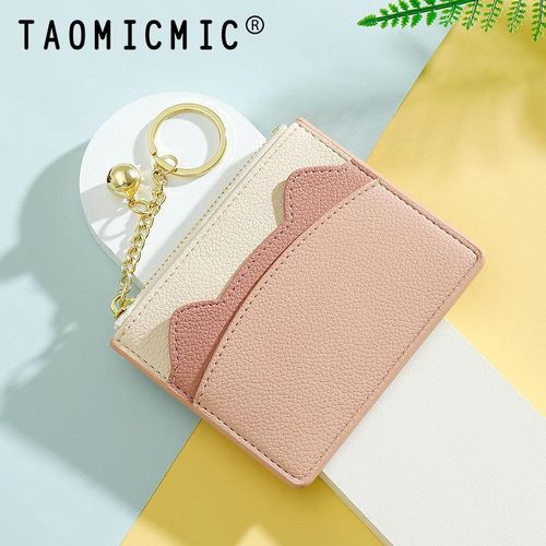 Buy Pouch, with Flower Bows, Keychain, Coin Purse, Wallet, Pink, Rexine at  the best price on Tuesday, March 12, 2024 at 6:47 pm +0530 with latest  offers in India. Get Free Shipping