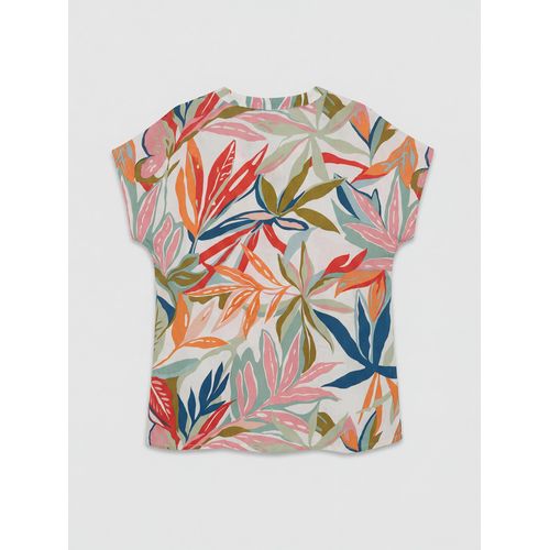 LC Waikiki V Neck Leaf Patterned Blouse - image 5
