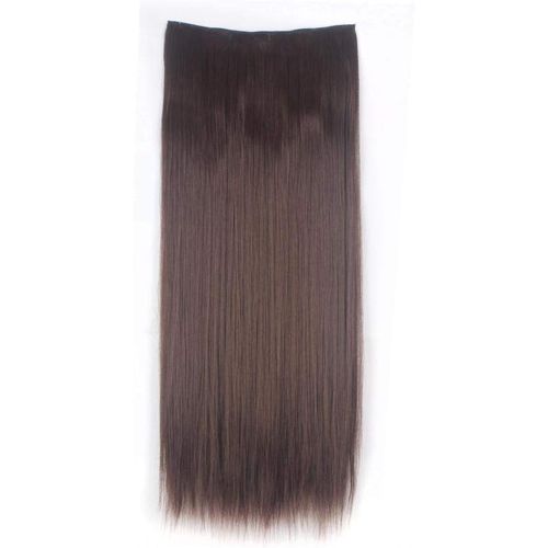 product_image_name-Generic-إكسسوار شعر بني فاتح مستقيم مع مشابك-1