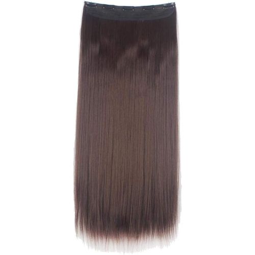 product_image_name-Generic-إكسسوار شعر بني فاتح مستقيم مع مشابك-3