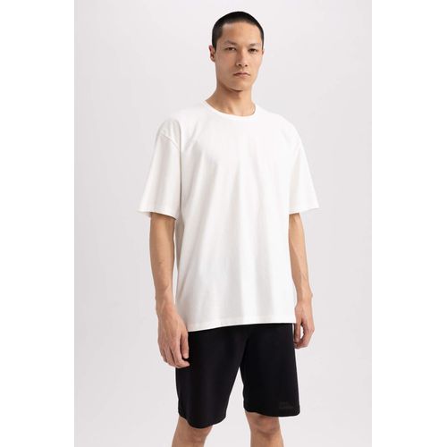 Buy Defacto Oversize Fit Crew Neck Basic Short Sleeve T-Shirt in Egypt