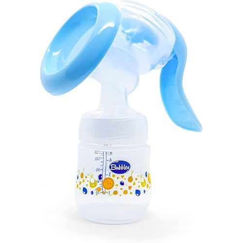 Buy Bubbles Manual Breast Pump Light Blue in Egypt