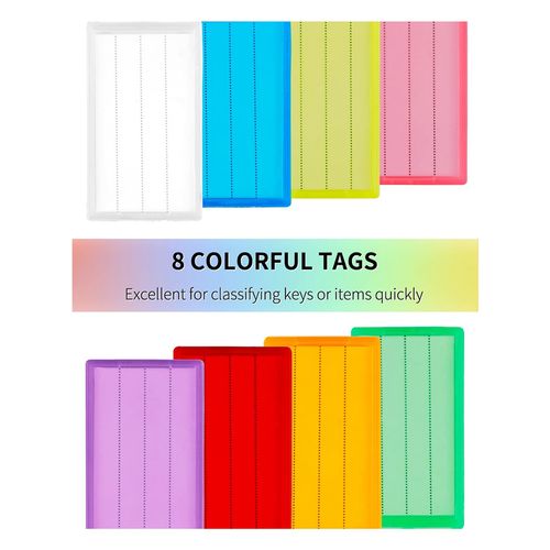 Plastic Key Labels Identifiers, Labels Keys Colors