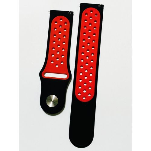 product_image_name-Generic-20mm Silicon Watch Strap For Xiaomi Amazfit BibS / GTS / GTS2 / GTS Mini Red Black-3