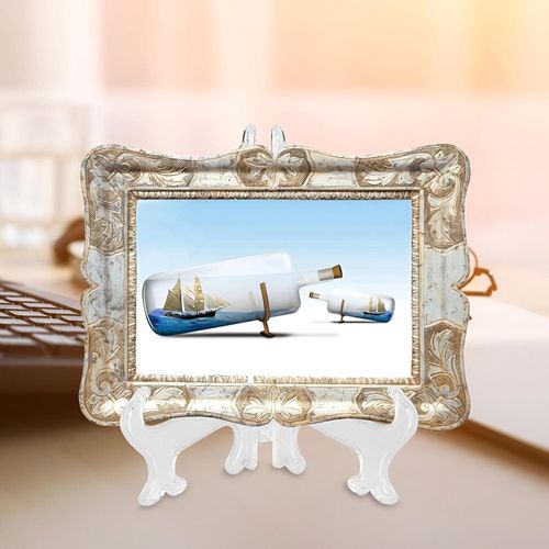 product_image_name-Generic-إطارات الصور - مجموعة من 10 تقف الحامل مصنوعة من البلاستيك دائم ، مثالية لعرض الصور والعناصر الزخرفية على الطاولات للمناسبات الخاصة ( 17.5 سم)-8