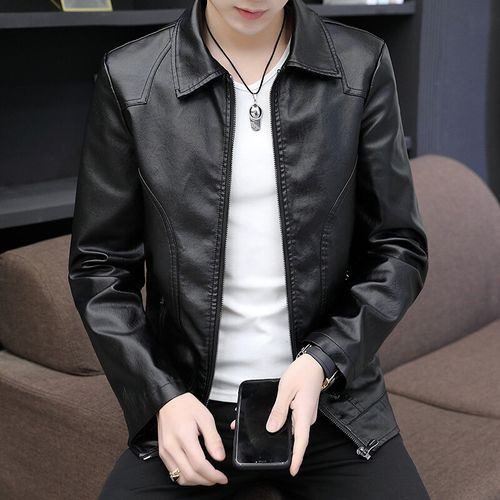 Fashion Mens Leather Jackets Casual Business Trendy Jacket @ Best Price  Online | Jumia Egypt