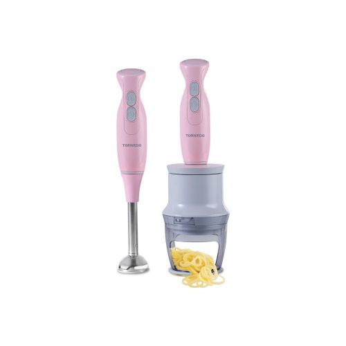 Buy Tornado THB-1000ER Hand Blender With Stainless Steel Blades 1000Watt - Pink in Egypt