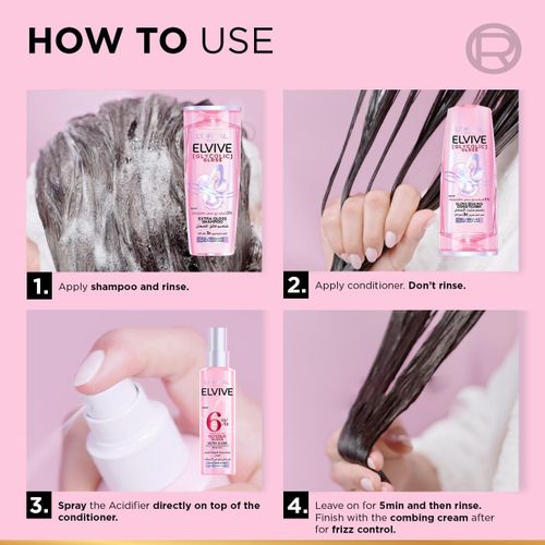 product_image_name-L'Oreal Paris-شامبو لوريال باريس إلفيف جلايكوليك جلاس إكسترا جلاس مع 3% حمض الجليكوليك للشعر الباهت والمسامي 200 مل-4