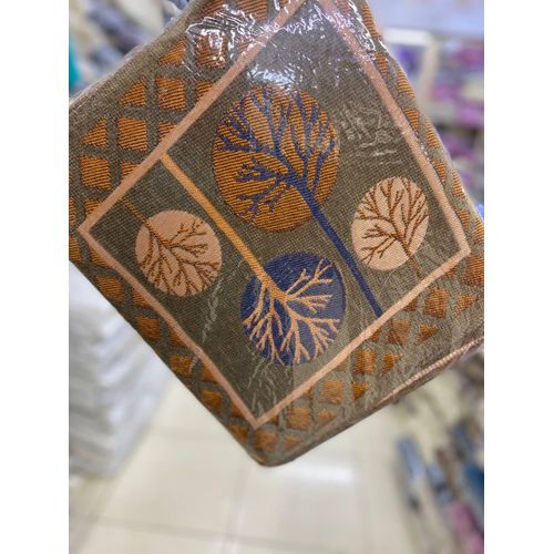 product_image_name-Generic-طقم بياضات انتريه جوبلان - خامة قطيفة شانيليا ثقيلة - 10 قطع - لون كافيه-2