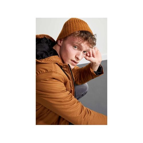 product_image_name-Defacto-Man Slim Fit Coat/Parka - Camel-2