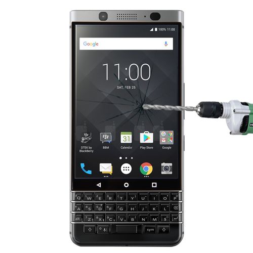 Buy For Blackberry Keyone Full Screen Tempered Glass Screen Protector(black) in Egypt