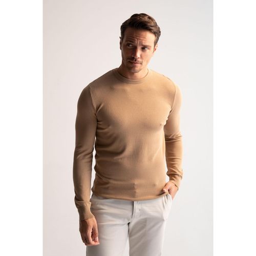 Defacto Man Tricot Pullover - Vison