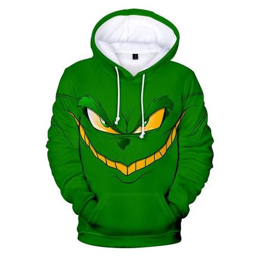 Generic Green Haired Grinch Anime Hoodie Hoodies Men Sweatshirt Lounge WearFashion Grinch Hooded 3D Streetwear Men Clothing XXS-4XL @ Best PriceOnline