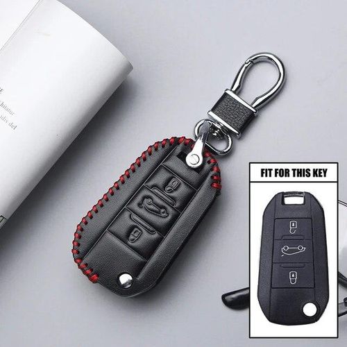 Citroen Leather Key Cover - Car key Fob Cover