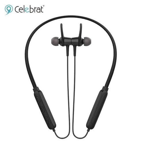Celebrat A15 Neck Hanging Magnetic Earphones Black