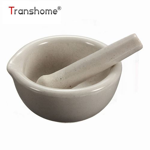 1 Set Ceramic Mortar and Pestle 60mm Grinding Bowl Laboratory Kitchen Tool  DIY